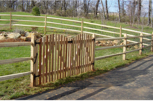 vinyl fence commercial wood fence